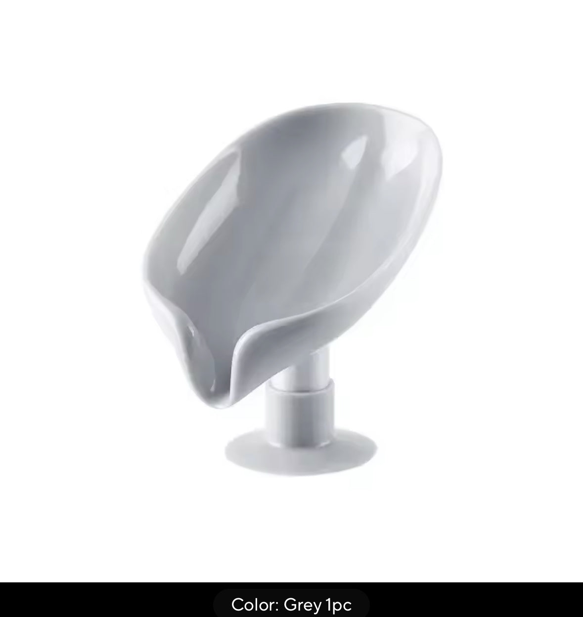 1pcs Drain Soap Holder Leaf Shape Soap Box Suction Cup Tray Drying Rack for Shower Sponge Container Kitchen Bathroom Accessories