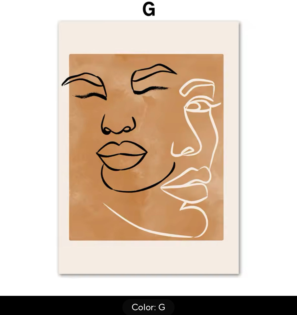 Abstract Figure Lines Stripe Girl Vase Wall Art Canvas Painting Posters And Prints Hotel Bar Pictures For Living Room Home Decor