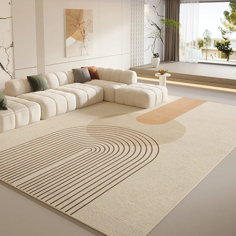 European Luxury Carpet for Living Room Bedroom, Large Area Rug Indoor Outdoor, Non-Slip Tatami Mat Floor Cover
