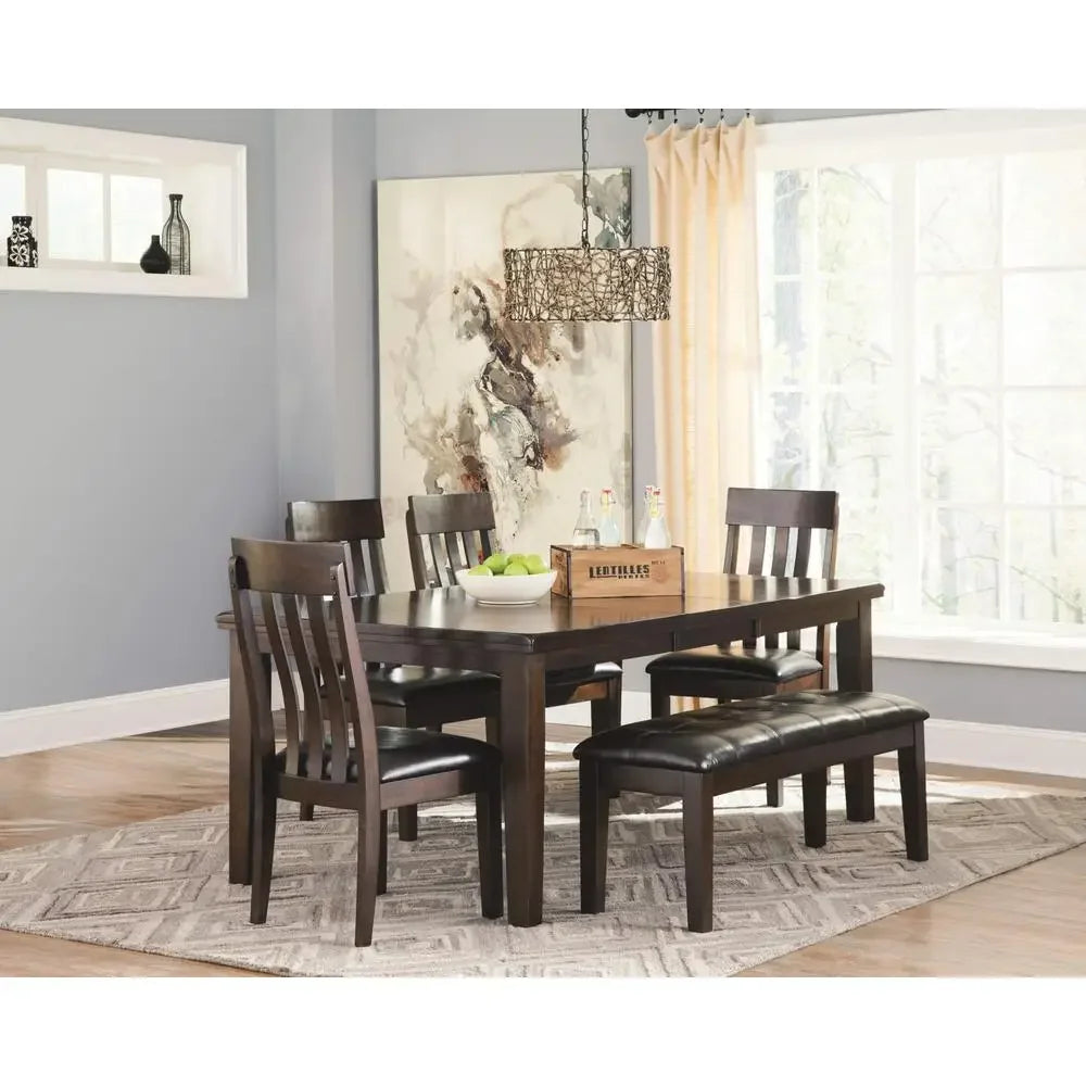 Traditional Rectangular Dining Extension Table with Butterfly Leaf Seats 8 Farmhouse Style Solid Wood Kitchen Table Assembly
