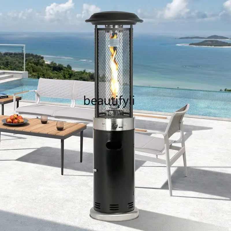 Outdoor Gas Heating Furnace Villa Garden Courtyard Heater Home Use and Commercial Use