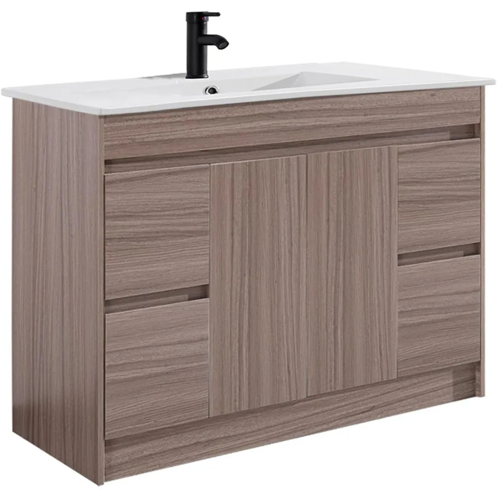 48 inch Bathroom Vanity with Sink Combo Set, Undermount Ceramic Sink w/Thicked Wood Cabinet, Soft Closing Cabinet Door