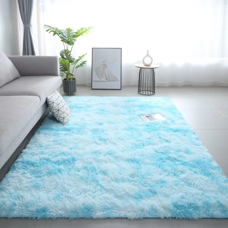 Silk Wool Rug Bedroom Living Room Carpet Children Shag Furry Area Carpet Prayer Rugs Living Room Mat Large Home Decorate Blanket