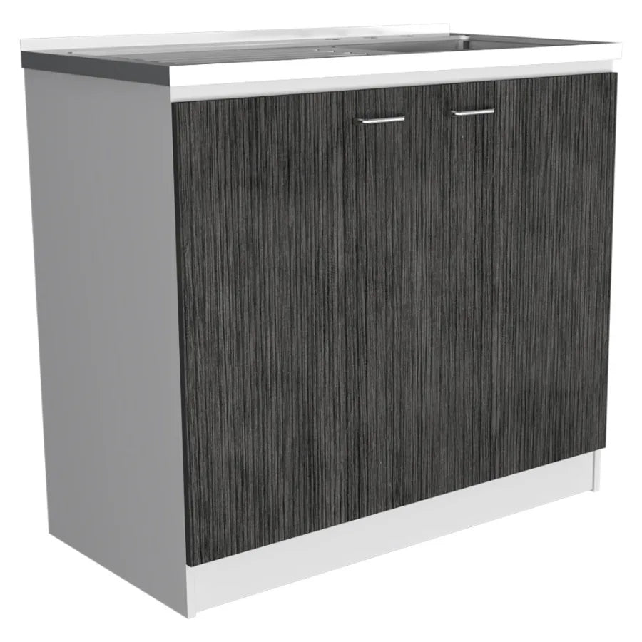 Utility Sink Vernal Kitchen White Smokey Oak