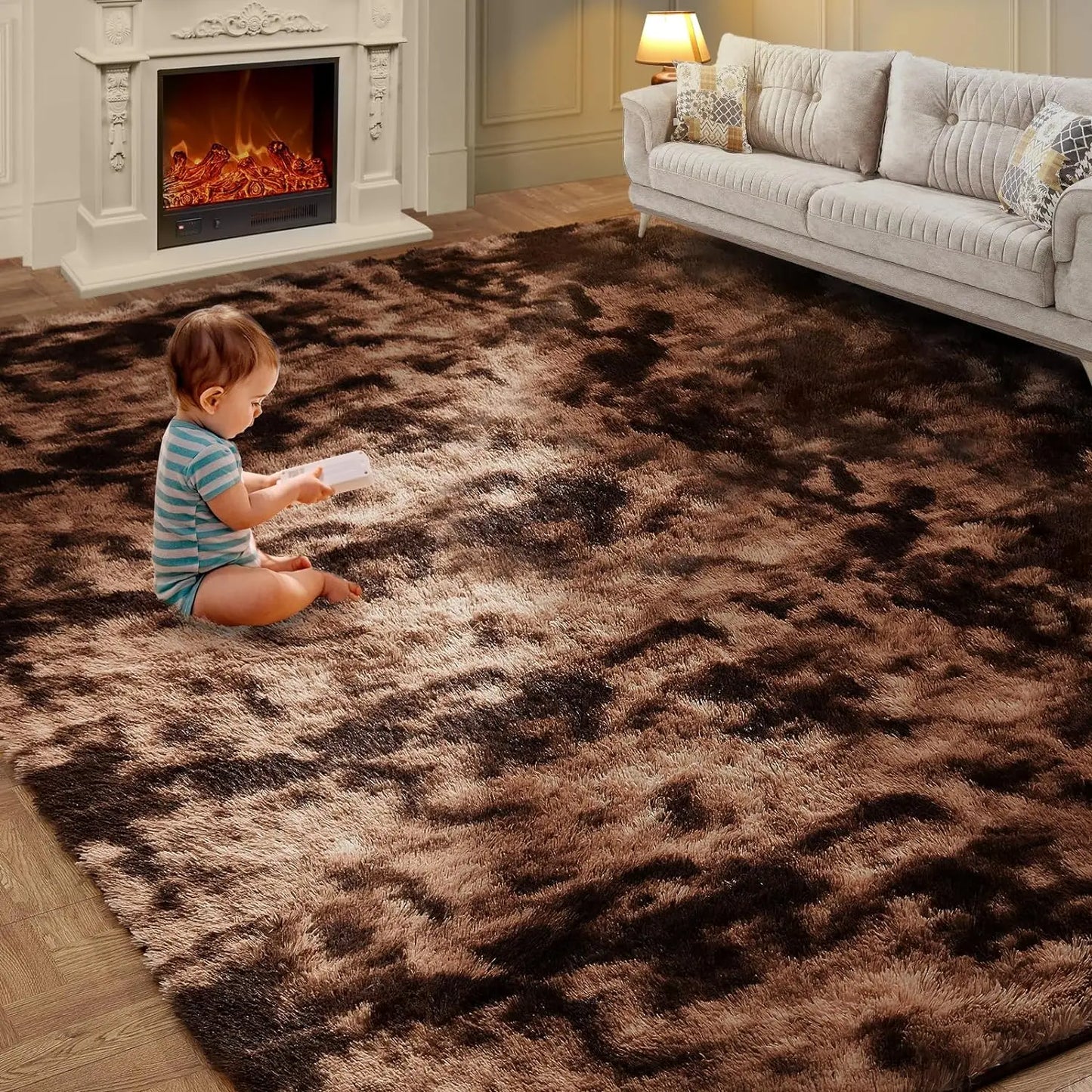 Silk Wool Rug Bedroom Living Room Carpet Children Shag Furry Area Carpet Prayer Rugs Living Room Mat Large Home Decorate Blanket