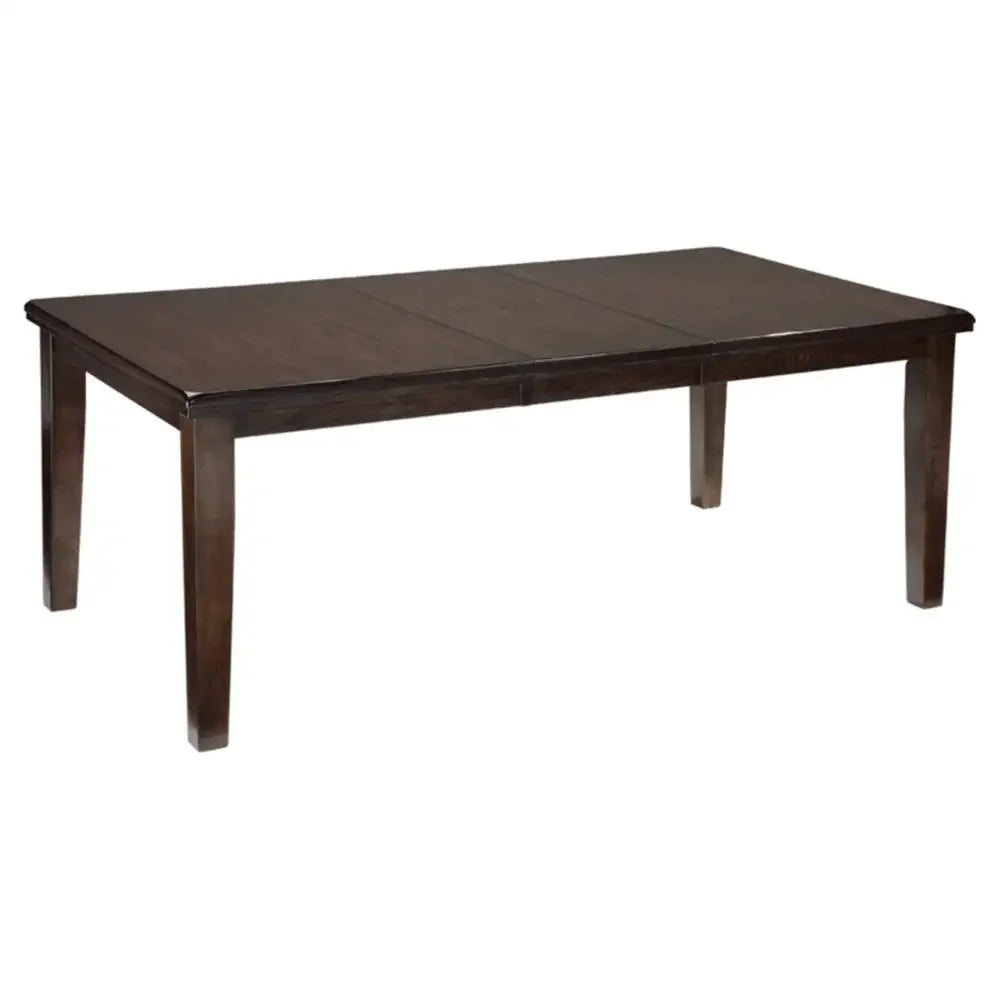 Traditional Rectangular Dining Extension Table with Butterfly Leaf Seats 8 Farmhouse Style Solid Wood Kitchen Table Assembly