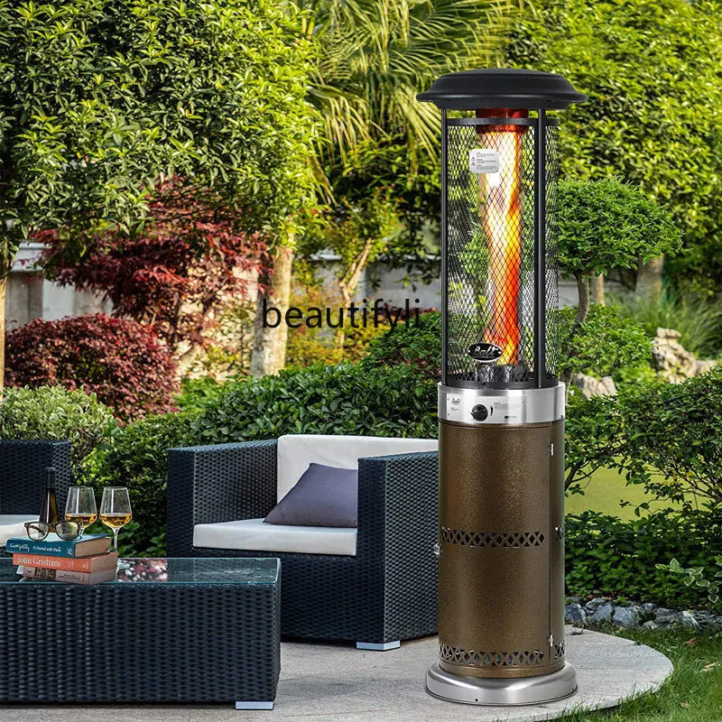 Outdoor Gas Heating Furnace Villa Garden Courtyard Heater Home Use and Commercial Use