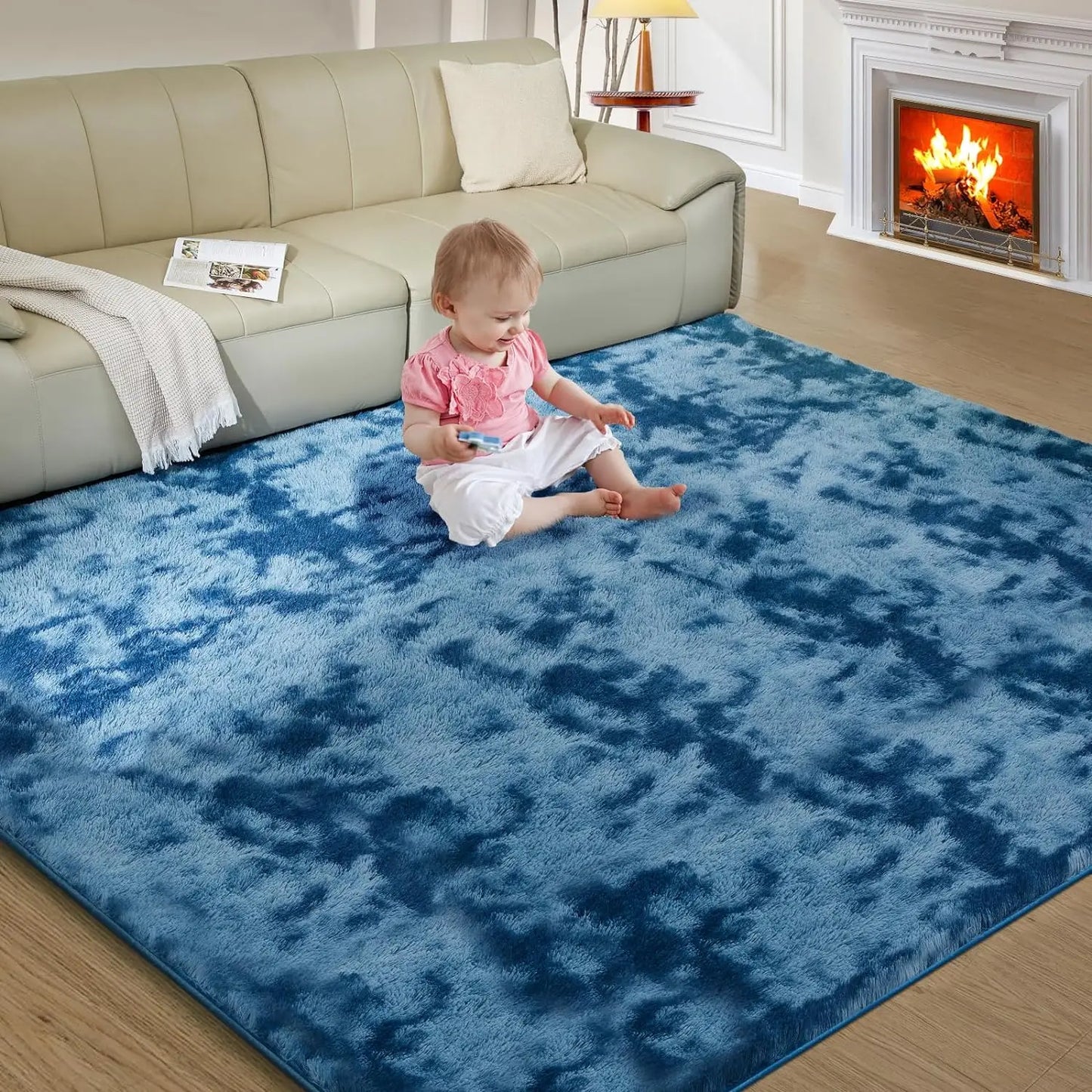 Silk Wool Rug Bedroom Living Room Carpet Children Shag Furry Area Carpet Prayer Rugs Living Room Mat Large Home Decorate Blanket