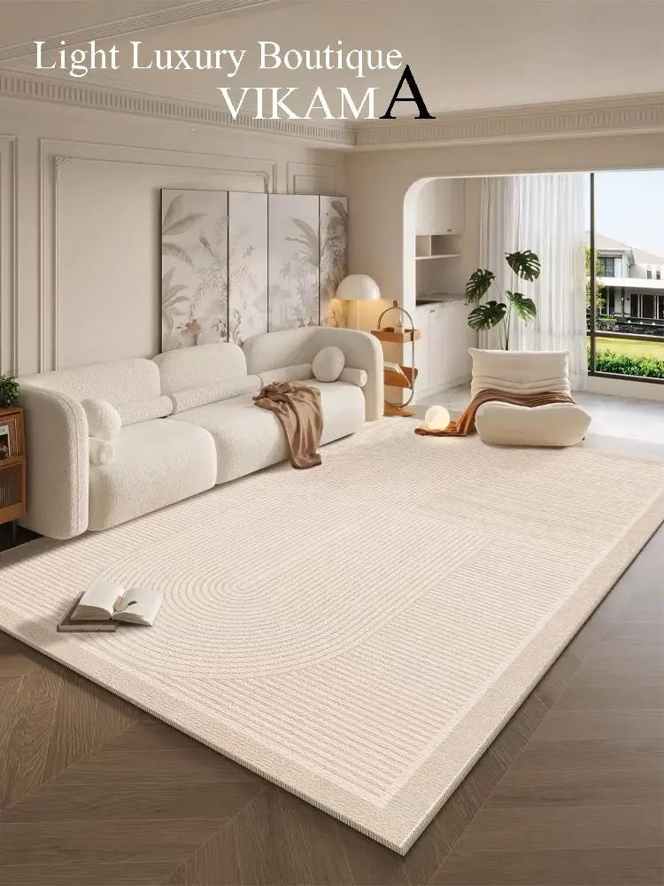 Modern Rug Living Room Carpet Light Luxury Premium Sofa Coffee Table Washable Erasable Household Floor Mats Simple Bedside Floor