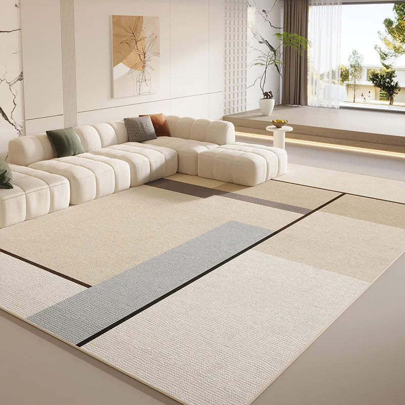 European Luxury Carpet for Living Room Bedroom, Large Area Rug Indoor Outdoor, Non-Slip Tatami Mat Floor Cover