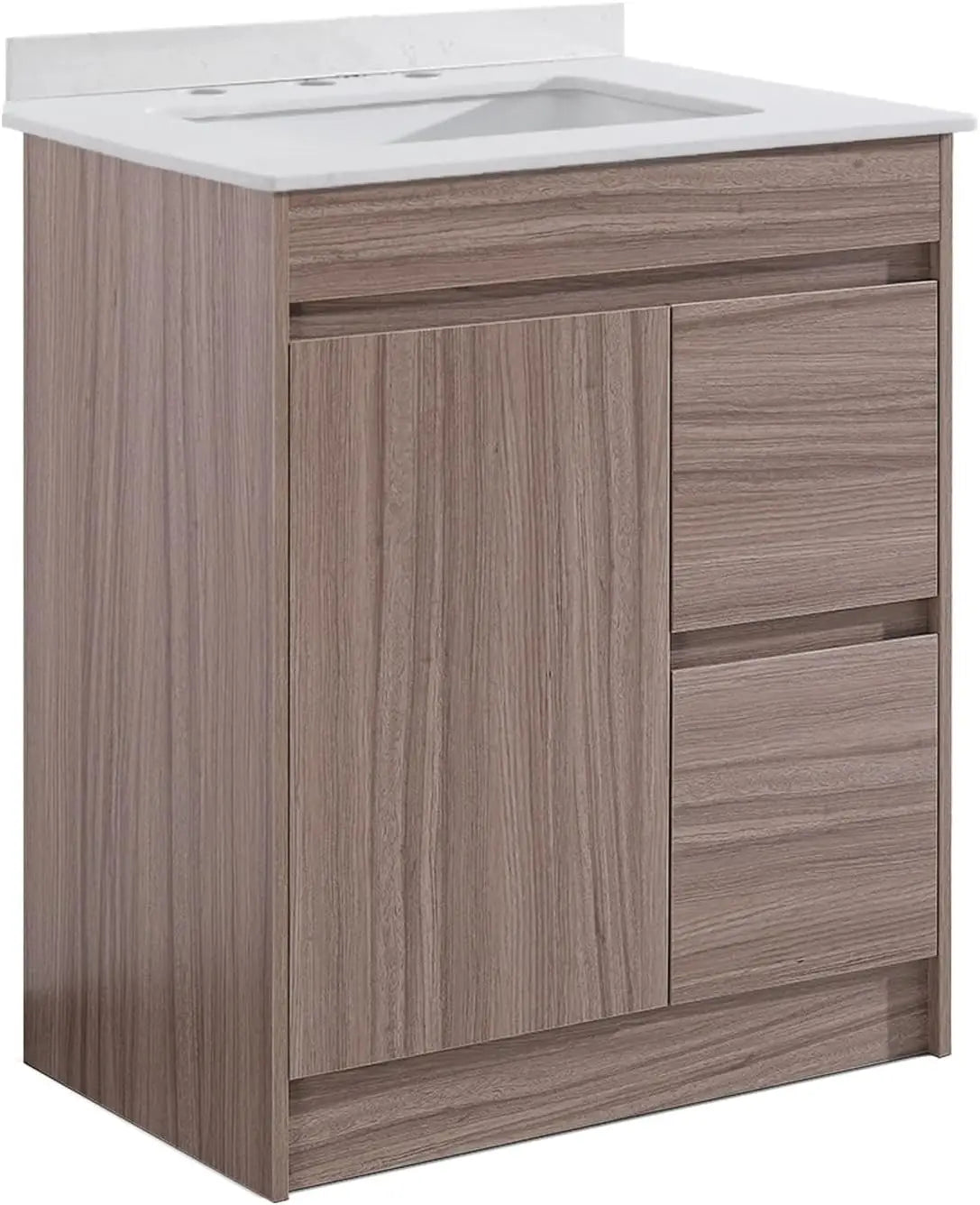 48 inch Bathroom Vanity with Sink Combo Set, Undermount Ceramic Sink w/Thicked Wood Cabinet, Soft Closing Cabinet Door