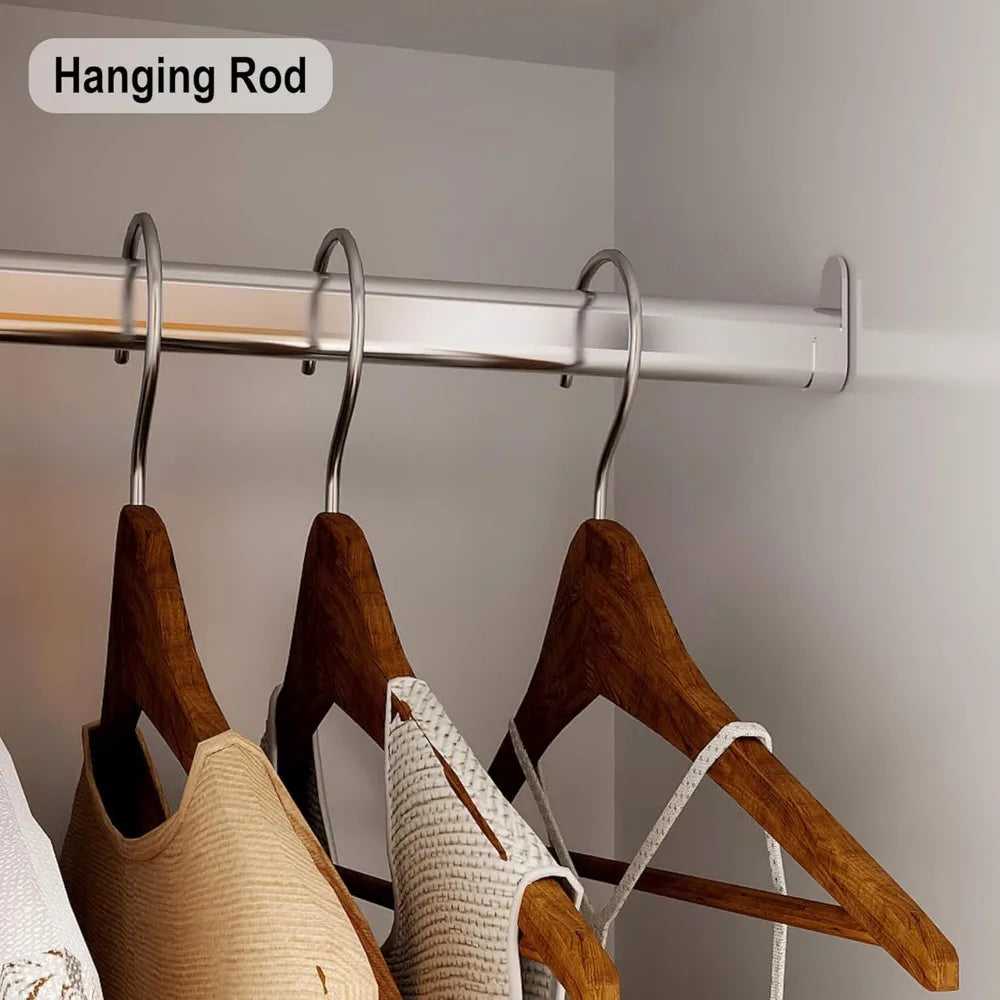Wardrobe, Wardrobe Closet with Door, Armoire Wardrobe Closet with Mirror, Closets with Drawer for Bedroom, Armoire and Wardrobe