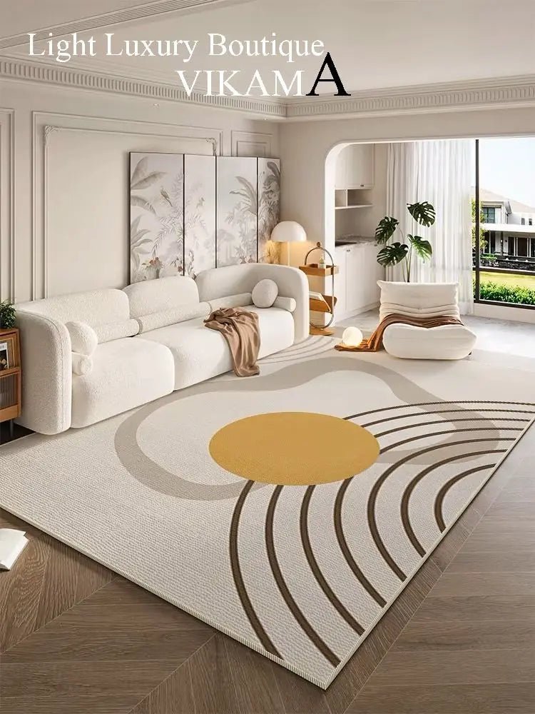 Modern Rug Living Room Carpet Light Luxury Premium Sofa Coffee Table Washable Erasable Household Floor Mats Simple Bedside Floor