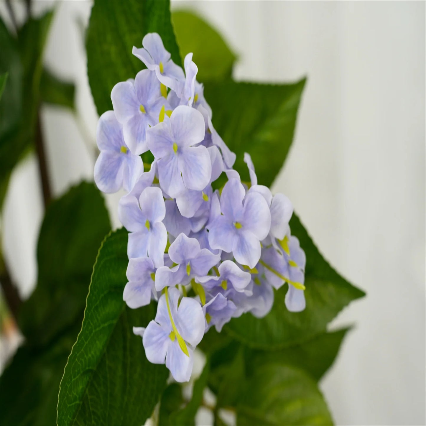 Artificial Hydrangea Flowers Tree, 4ft/5ft Tall Fake Potted Decorative Hydrangea Tree, Realistic Modern Artificial Tree