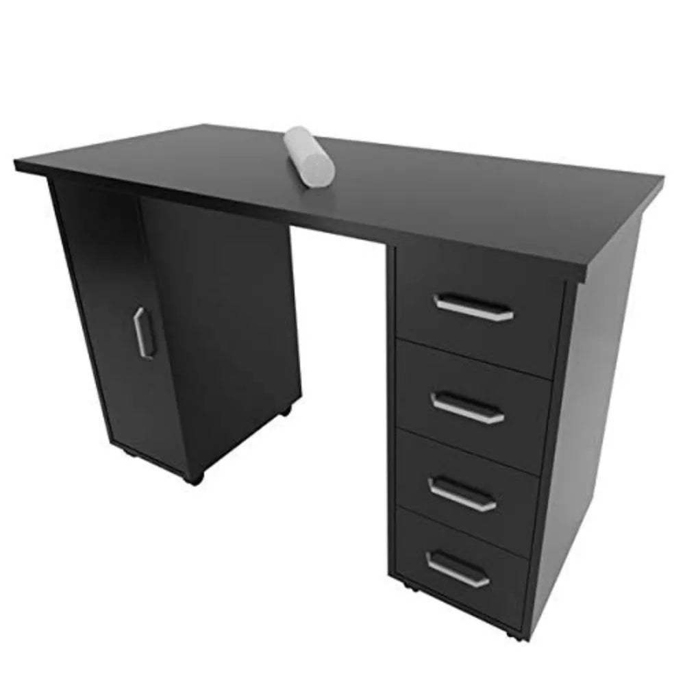 Manicure Nail Table, MDF Nail Station Table Manicure Salon Spa Table Nail Art Desk Workstation Beauty Salon Equipment Drawer