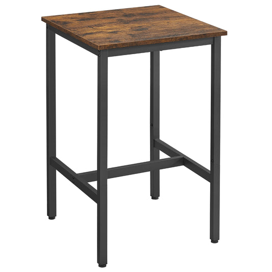 VASAGLE Bar Table, Small Kitchen Dining Table, High Top Pub Table, Height Cocktail Table for Living Room Party