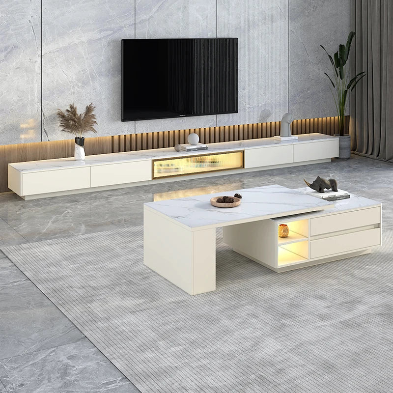 Drawers Luxury Coffee Table Living Room Adjustable Cheap Designer Coffee Table Modern Center Mesa Auxiliar Postmodern Furniture