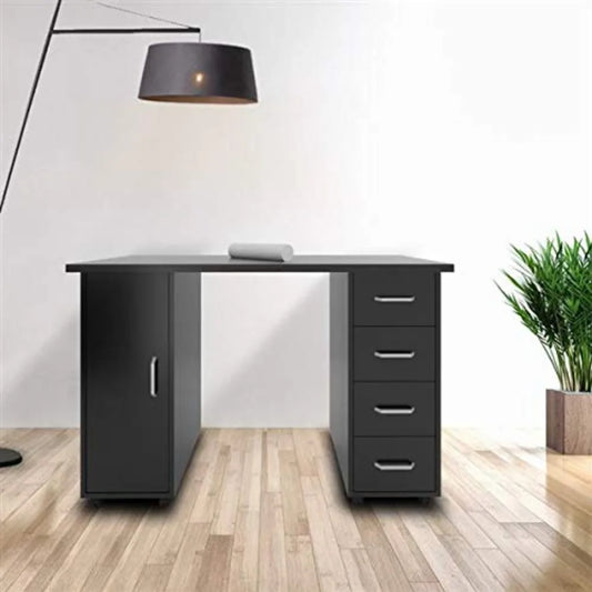 Manicure Nail Table, MDF Nail Station Table Manicure Salon Spa Table Nail Art Desk Workstation Beauty Salon Equipment Drawer
