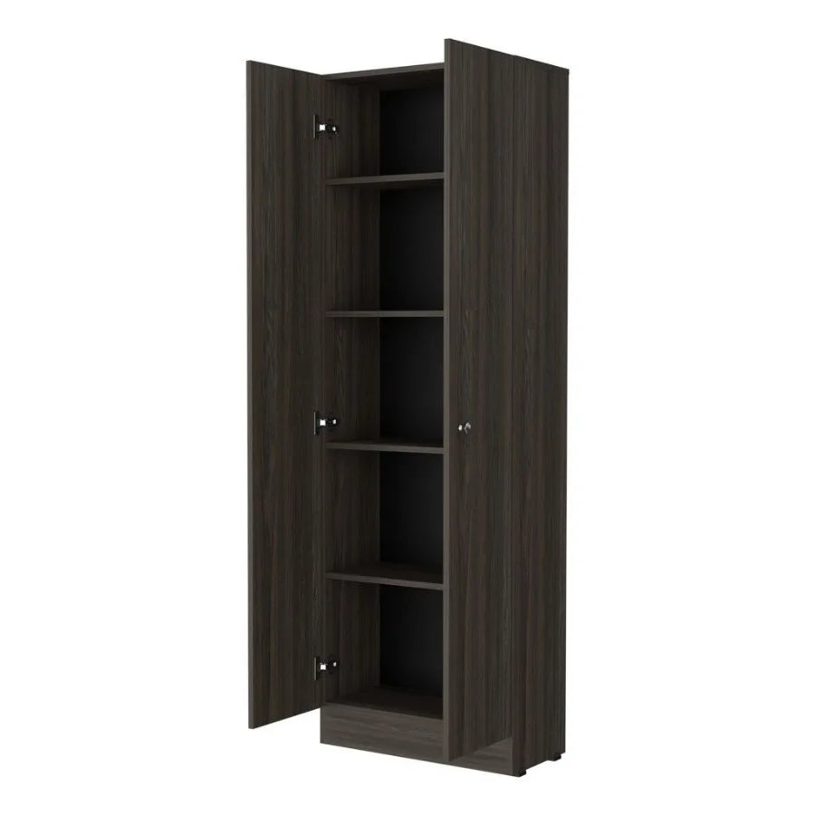 Virginia Double Door Storage Cabinet Five Shelves