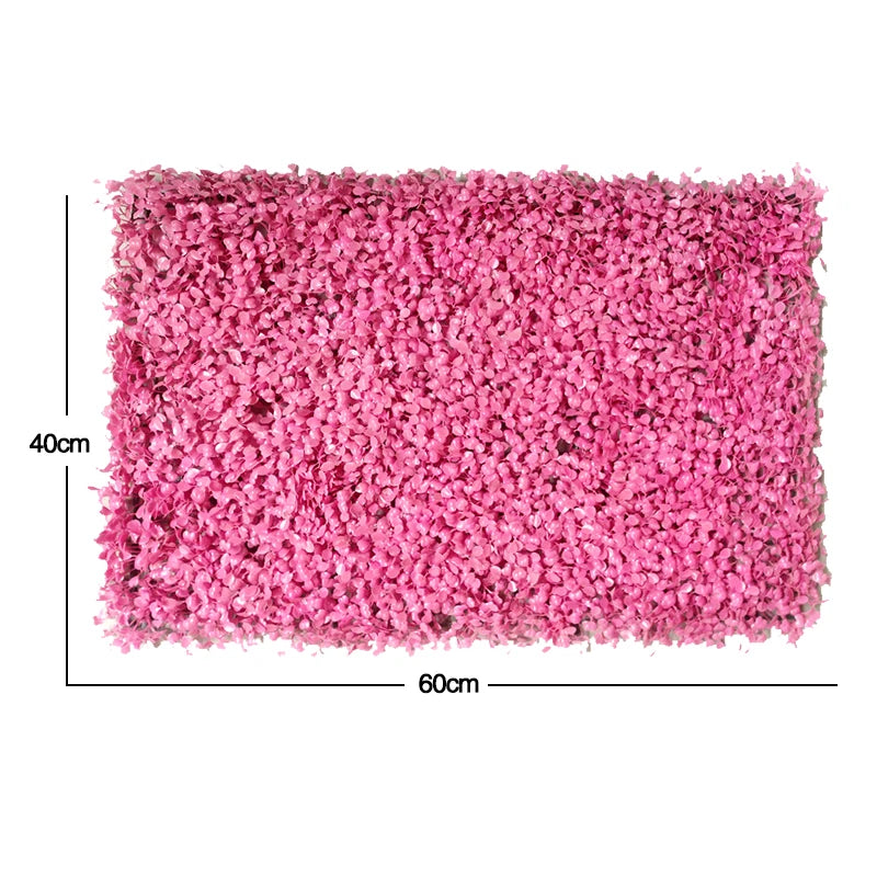 60x40cm Artificial Plant Green Wall Landscape Home Garden Jungle Decor Fake Plants Plastic Lawn Wall Panels Garden Fence Decorat