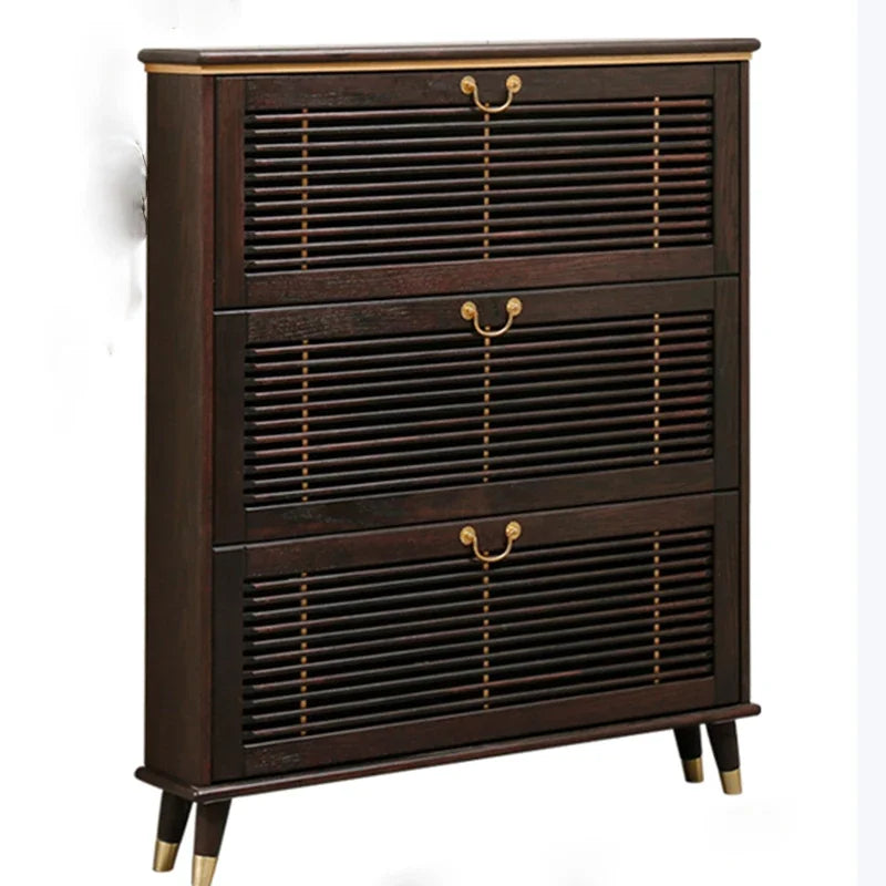Entrance Hall Box Shoe Cabinet Organizer Storage Mobile Bedroom Shoe Shelf Slippers Vertical Wooden Zapatero Entrance Furniture