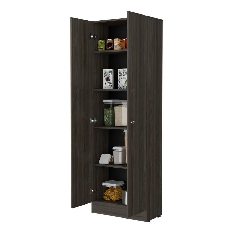 Virginia Double Door Storage Cabinet Five Shelves