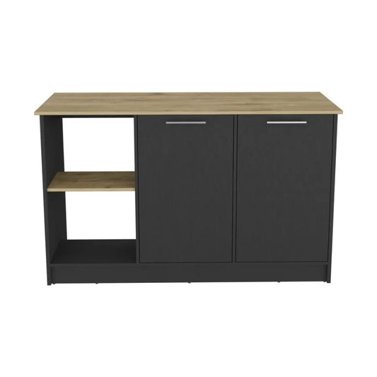 Kitchen Island Padua Kitchen Black Macadamia