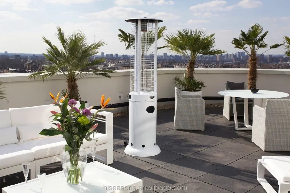 round outdoor patio heater