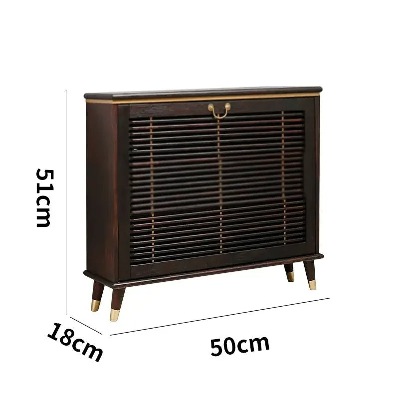 Entrance Hall Box Shoe Cabinet Organizer Storage Mobile Bedroom Shoe Shelf Slippers Vertical Wooden Zapatero Entrance Furniture