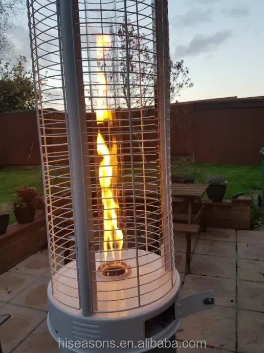 round outdoor patio heater