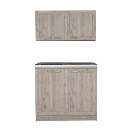 Cabinet Set Zeus Garage Light Gray
