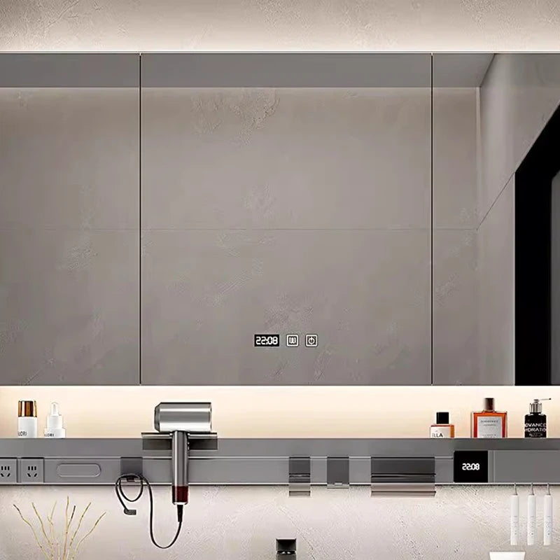 Modern Simple Bathroom Vanities Solid Wood Light Vanity Vanity Bathroom Vanities Partition Drawer Mobiletto Bagno Furniture