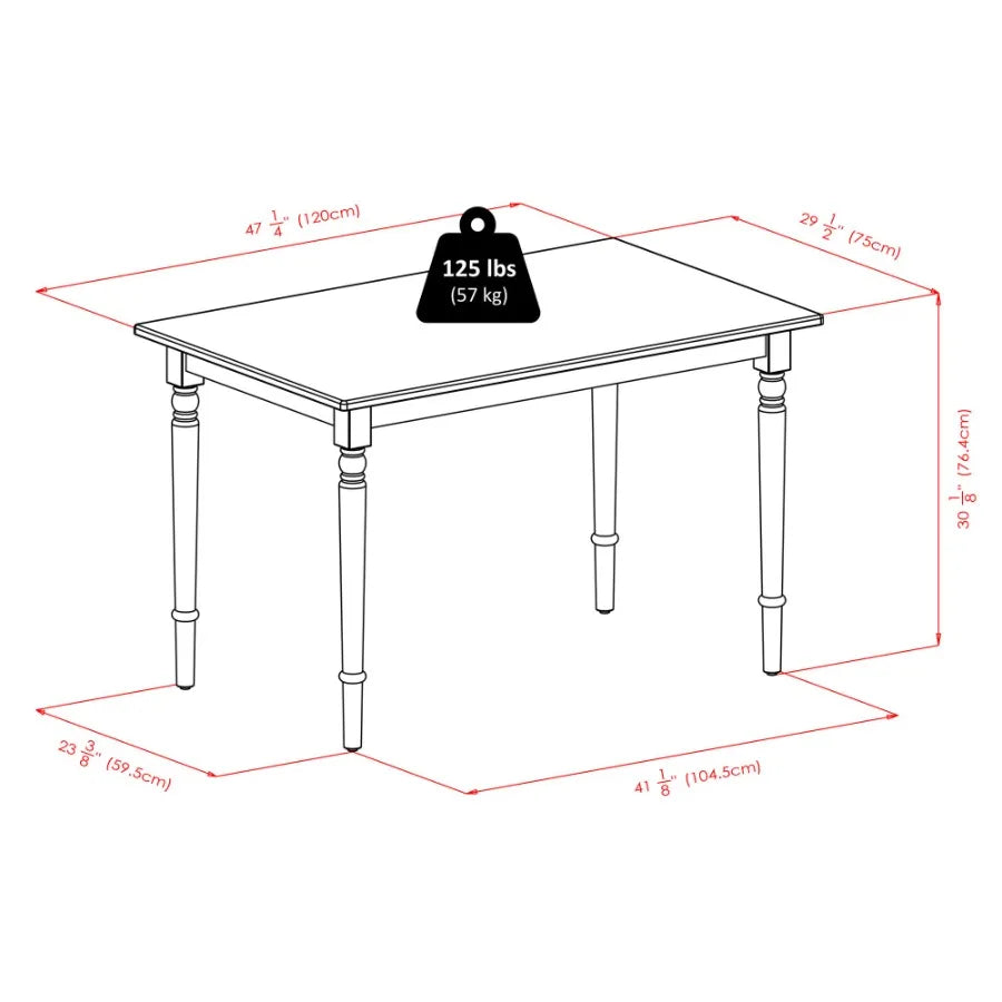 Ravenna Rectangle Dining Table; Natural
