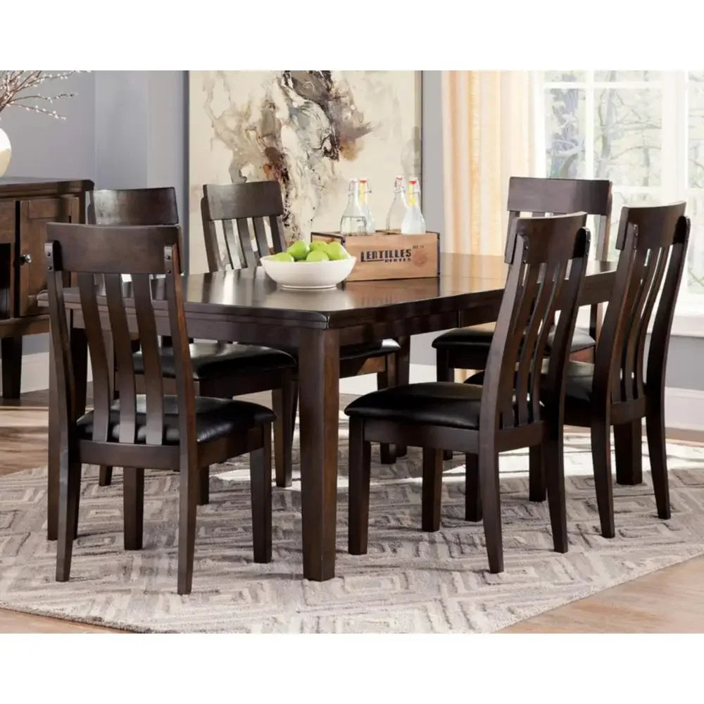 Traditional Rectangular Dining Extension Table with Butterfly Leaf Seats 8 Farmhouse Style Solid Wood Kitchen Table Assembly