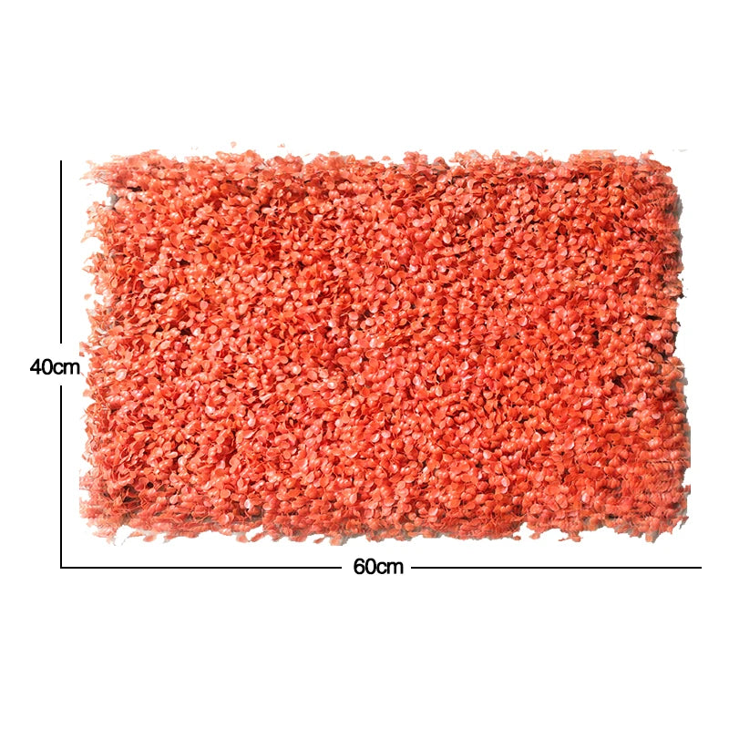60x40cm Artificial Plant Green Wall Landscape Home Garden Jungle Decor Fake Plants Plastic Lawn Wall Panels Garden Fence Decorat